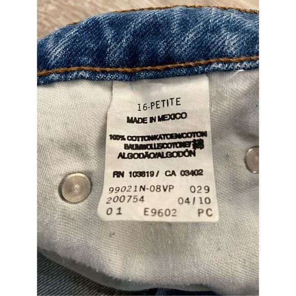 Harley Davidson Jeans Blue Med. Wash Bootcut Cotton Denim Women’s Sz 16P Petite - Picture 4 of 7